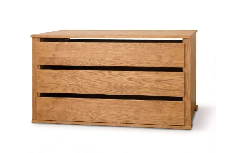 Cassetti da incasso per armadi "Guil", colore rovere, 62 x 116 x 50 cm