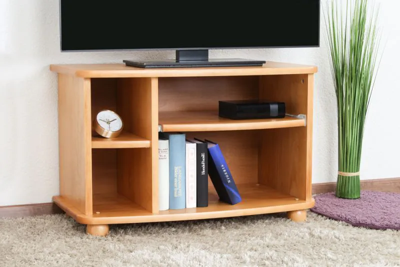 Mobile porta TV in pino massello ontano Junco 204 | 50 x 77 x 40 cm | Design moderno e pratico