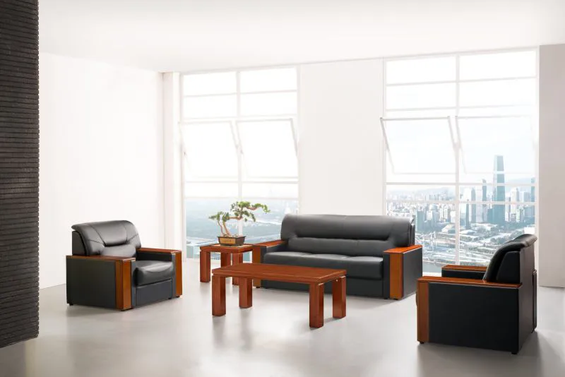 Set di Divani Premium, nero