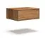 Comodino sospeso "Venant" 16, rovere massello, oliato, 1 cassetto, Funzione “push-to-open”, Sistema "Soft-Close", 50 x 39 x 19 cm