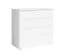 Cassettiera Almopia 03 bianca | 4 cassetti spaziosi | Bordi in ABS | 85 x 91,5 x 42 cm | Design moderno