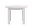 Tavolo rotondo Valevo 02 | Bianco elegante | Bordi in ABS | 106,5 x 106,5 cm