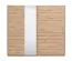 Armadio ad ante scorrevoli "Petrovac" 11, color rovere Artisan, 2 scomparti, 2 barre appendiabiti, bordi in ABS, 245 x 61 x 217,5 cm