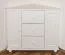 Madia in pino massello bianco Junco 177 | Design moderno | 78 x 90 x 60 cm | Ampio spazio contenitivo