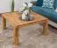 Tavolino "Wooden Nature" 419 rovere massello | Design moderno | 45 x 80 x 80 cm | Colore naturale