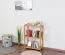 Scaffale in pino massello color ontano Junco 57C | 60 x 30 x 86 cm | Design moderno e robusto