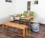 Tavolo pranzo Nature 412 in faggio massello oliato | Piano rustico | 140 x 90 cm | Design moderno e stabile