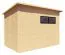 Capannone Menden 04, legno grezzo, porta doppia in legno massiccio - spessore: 18 mm, superficie: 6,18 m², tetto a una falda