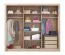 Armadio scorrevole Zwalm 01 | Rovere | 215 x 250 x 60 cm | Design moderno e funzionale