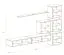 Pensile Balestrand 301 | Rovere Wotan/Nero | 200 x 310 x 40 cm | Illuminazione LED integrata