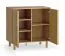 Cassettiera "Olimar" 12, color rovere, maniglie e gambe: rovere, 2 ante, 5 scomparti, ripiani regolabili, Sistema "Soft-Close", 83 x 46 x 83 cm