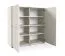 Madia "Cienequillas" 13, color cashmere, 4 ante a battente, 8 scomparti, funzione "push-to-open", 100 x 40 x 102 cm
