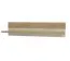 Mensola camera bambini "Mauga" 04 | marrone rovere e crema lucido | 23 x 110 x 22 cm