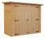 Armadietto da giardino prefabbricato - 1,23 x 2,23 m, spessore 17 mm