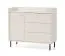 Comò "Schaarbeek", beige effetto legno, gambe e maniglie: metallo, 1 anta, 2 scomparti, 3 cassetti, 103,5 x 42 x 91 cm
