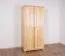 Armadio in legno di pino massiccio naturale 008 - Dimensioni 190 x 90 x 60 cm (H x L x P)