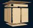 Casetta da giardino prefabbricata con estensione tetto "Basel" 02, incl. pavimento, antracite - spessore: 19 mm, SU: 10,51 m², tetto piano