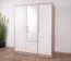 Armadio ad ante battenti "Hannut" 12, bianco / rovere - 190 x 150 x 56 cm (h x l x p)