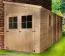 Casetta da giardino addossata - 5,14 x 2,16 m, pannello da 17 mm