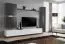 Pensile Balestrand 120 grigio/bianco | 180 x 280 x 40 cm | Apertura a pressione | Design moderno