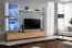Pensile Balestrand 284 | Ampio spazio di archiviazione | Bianco/Rovere Wotan | 180 x 280 x 40 cm | Apertura a pressione