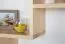 Mensola a muro in pino massello naturale Junco 289 | 66 x 88 x 20 cm | Design moderno e robusto