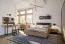 Scrivania Slatina 35 | Rovere e nero | Parzialmente massello | 80 x 190 x 65 cm | Design moderno