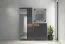 Scarpiera Vaitele 04 antracite lucido/noce | 101 x 76 x 35 cm | Design moderno | Pratica organizzazione
