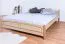 Letto king size "117", faggio massiccio, naturale, incl. rete a doghe - 180 x 200 cm (l x l)
