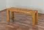 Panca in rovere massello "Wooden Nature" 133 | 120 x 33 cm | Design moderno | Colore naturale