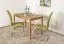 Tavolo pranzo in rovere massello oliato | 110 x 70 cm | Design moderno | Wooden Nature 118