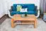 Tavolino salotto "Wooden Nature" 124 in faggio massello | 105 x 65 x 45 cm | Design moderno | Colore naturale