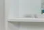 Scaffale B001 in pino massiccio laccato bianco | 190 x 80 x 42 cm | 2 cassetti, 4 scomparti, stile moderno