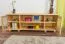 Mobile porta TV in pino massiccio naturale "004" | Design moderno | 55 x 156 x 47 cm | 2 passacavi