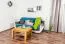 Tavolino in rovere massello "Wooden Nature" 421 | 80 x 80 x 45 cm | Design moderno | Artigianalità premium