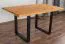 Tavolo pranzo in faggio massello oliato | Piano liscio | 140 x 90 cm | Design moderno | Wooden Nature 411