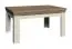 Soggiorno completo 5 pezzi stile country | Set G "Badile" | Bianco pino e marrone | Design accogliente
