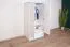 Armadio "003" in pino massiccio blu | Design moderno | 160 x 80 x 60 cm | Ampio spazio contenitivo