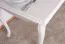 Tavolino da soggiorno Bignona 21 in pino bianco | Stile rustico | 76 x 76 x 55 cm | Facile da montare