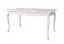 Tavolo "Bignona" 19, color bianco pino - 146 x 76 cm (l x p)