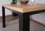 Elegante tavolo da pranzo Varbas 02, bicolore, rovere Gold Craft / nero opaco, 120 x 80 cm, struttura robusta, tavolo da cucina resistente, moderno