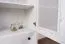 Vetrinetta Tellin 02 | Bianco lucido | 190 x 90 x 40 cm | Design moderno per cameretta