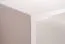 Mensola a muro Syrina 07 per cameretta | Bianco/grigio | 29 x 100 x 25 cm | Design moderno e funzionale