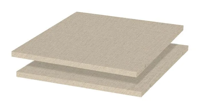 Set 2 ripiani beige per armadio Vaitele | 43 x 50 cm | Design elegante e funzionale