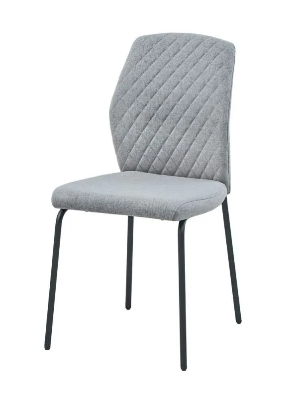 Sedia moderna Maridi 242 grigio chiaro | Design attuale | Comfort ergonomico | 92 x 47 x 56 cm