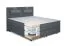 Letto boxspring Flint 120 x 200 cm | Base molle Bonnell | Materasso molle insacchettate | Topper lattice