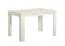 Tavolo pranzo allungabile Cubi 02 | Bianco moderno | Bordi ABS | 120 x 80 cm estensibile a 153 cm