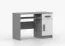 Scrivania compatta Smolikas 80 | Bianco e rovere Sonoma | 1 anta, 3 scomparti, 1 cassetto | 75 x 110 x 50 cm