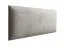 Pannelli imbottiti decorativi grigi 70 x 30 cm | Set 10 pezzi | Rivestimento velluto resistente