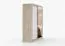 Armadio scorrevole Gorski 56 | Bianco lucido/Rovere Sonoma | 2 ante con specchio | 12 scomparti | 218 x 233 x 61 cm